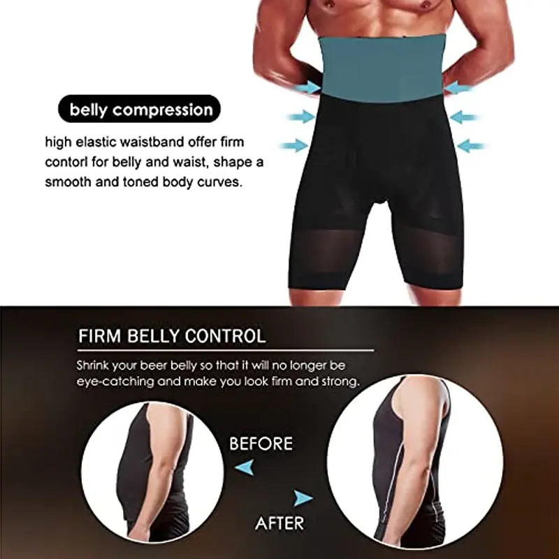 Men's Slim-Fit Shaper Shorts