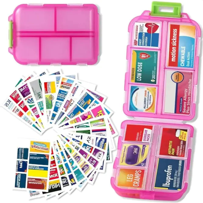 10-Slot Pill Compartment Organizer