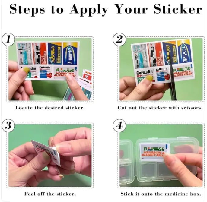 10-Slot Pill Compartment Organizer
