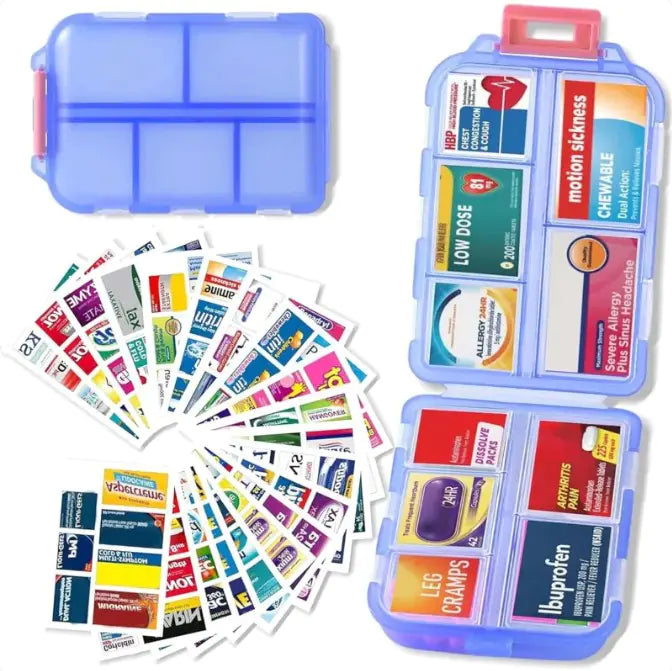 10-Slot Pill Compartment Organizer