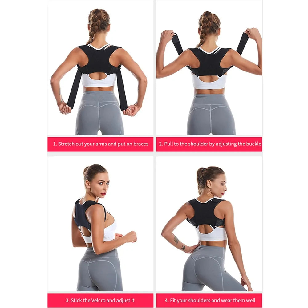 Adjustable Posture Corrector & Back Support Belt