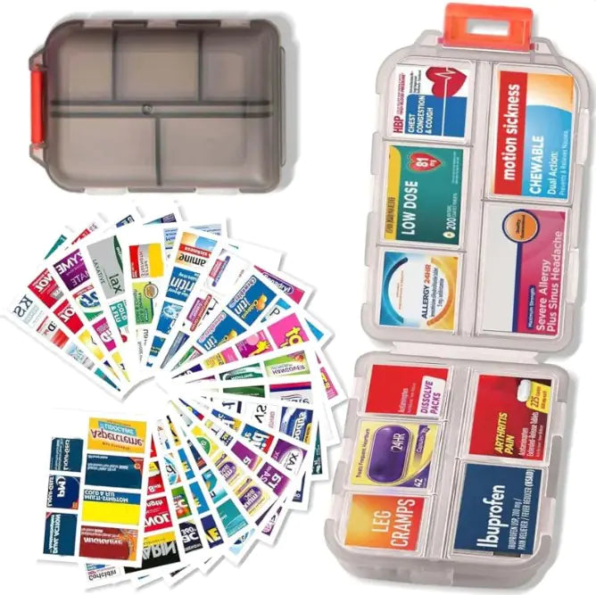 10-Slot Pill Compartment Organizer