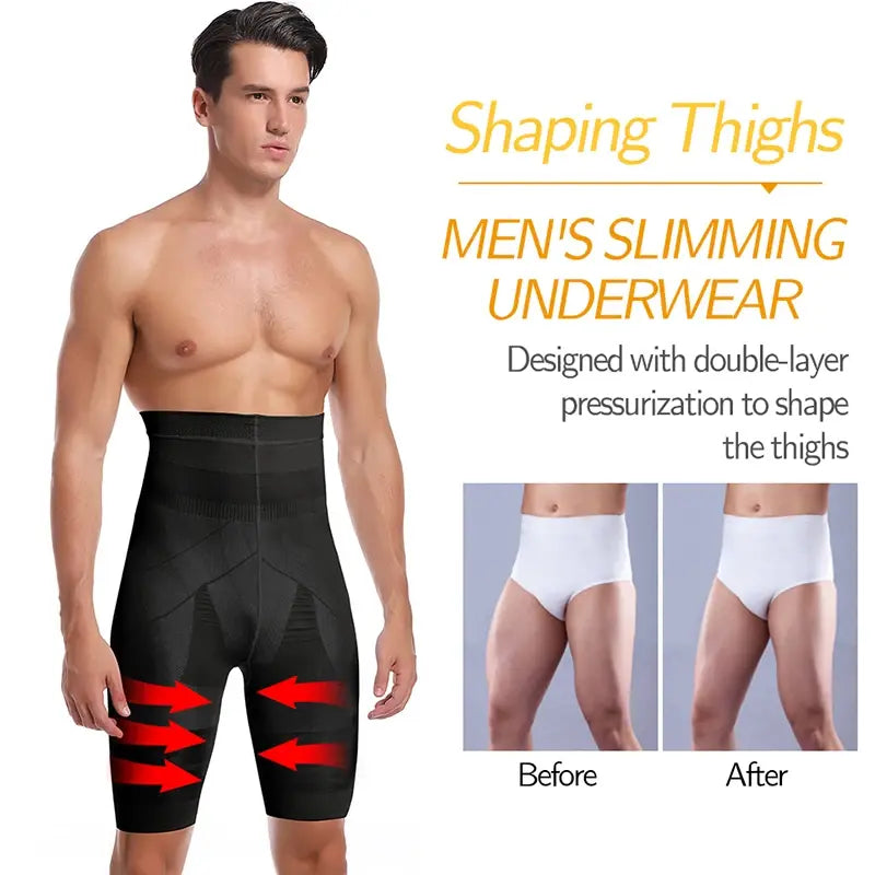 Men's Slim-Fit Shaper Shorts