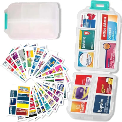 10-Slot Pill Compartment Organizer